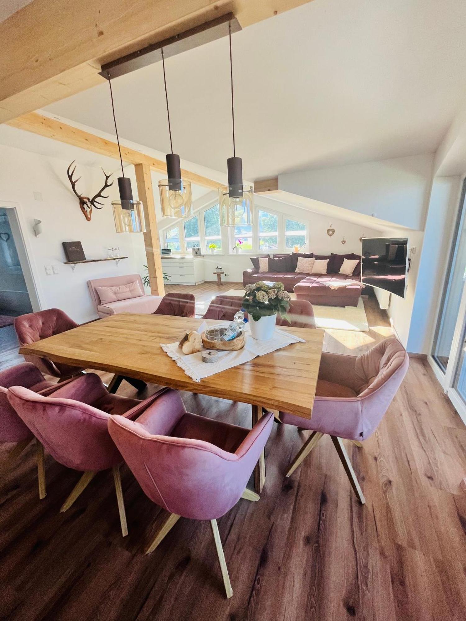23 Neu Erbaute Ferienwohnung Mit Schloss- Und Panoramablick Halblech Eksteriør bilde