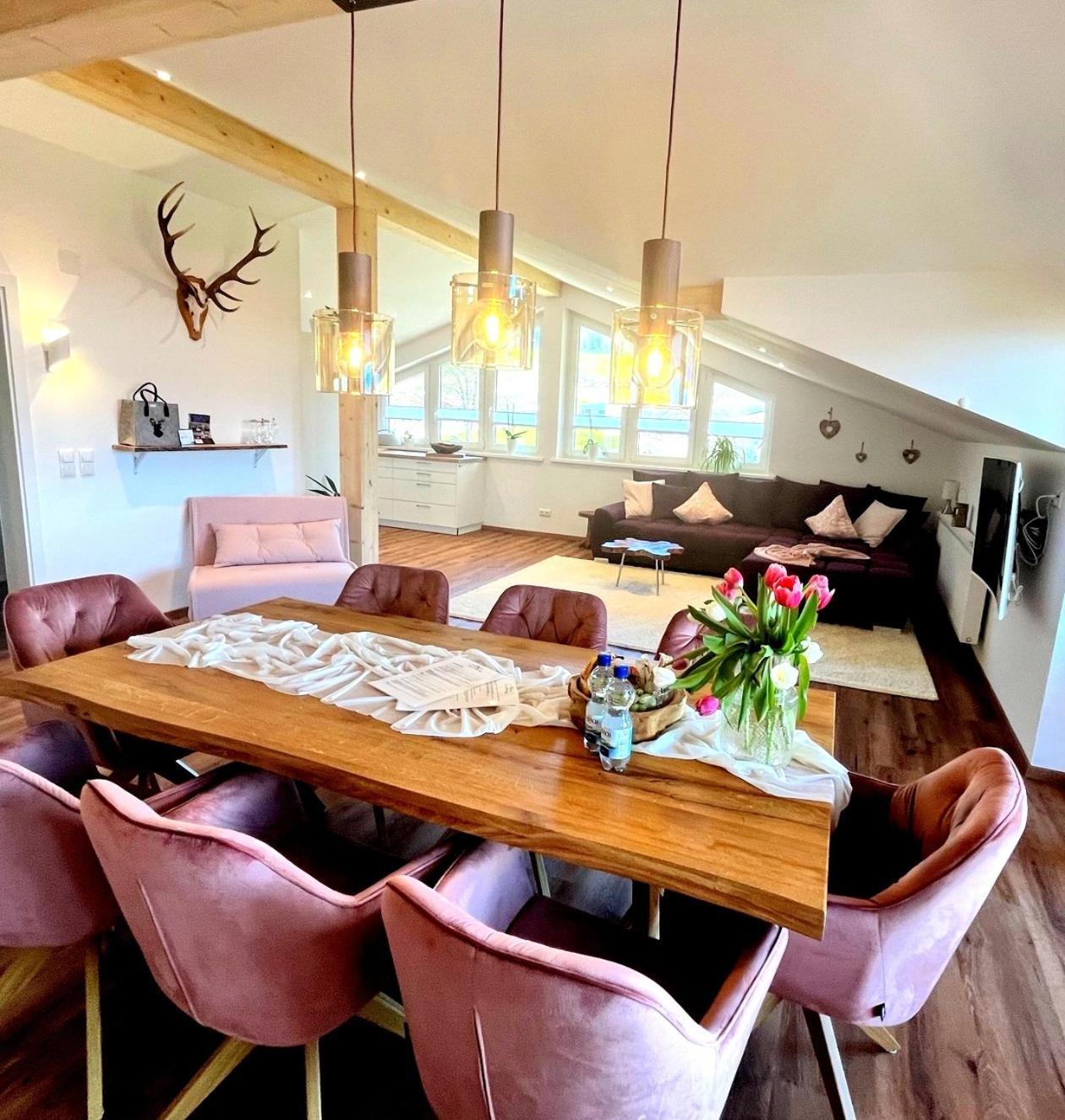 23 Neu Erbaute Ferienwohnung Mit Schloss- Und Panoramablick Halblech Eksteriør bilde